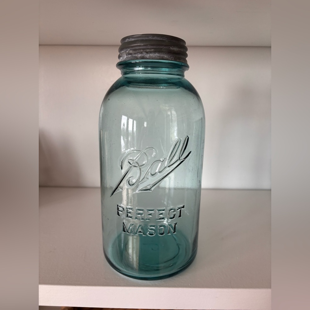 Antique Ball Perfect Mason Jar Large
